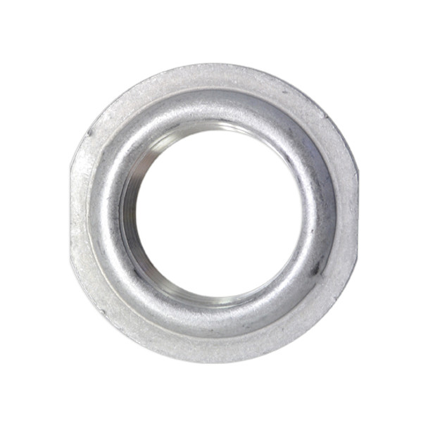 Weld-In Flat Style Aluminum Flange With Female Pipe Thread Center Weld-In Flat Style Aluminum Flange With Female Pipe Thread Center