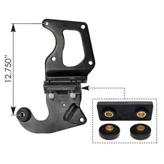 BESTfit Hood Pivot Assembly For Peterbilt 386