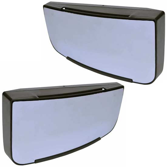 Black Heated Convex Side Mirror For GMC, Chevy & Ford Driver Or Passenger Side