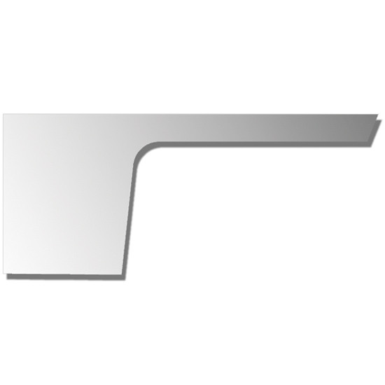 6 Inch Blank Cab Panel For Peterbilt 379