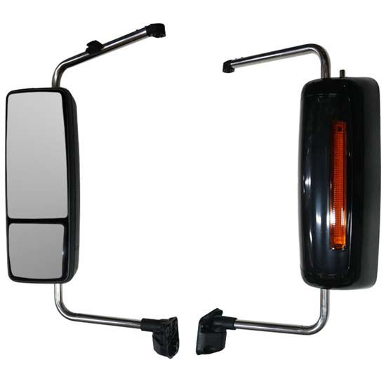 BESTfit Black Mirror Assembly With Brackets For International ProStar 2008-2018