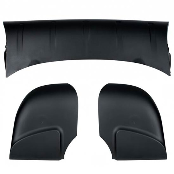 Aero Style Black Plastic Lower Bumper Air Flow Deflector For Volvo VNL Gen II 2015-2018 Aero Style Black Plastic Lower Bumper Air Flow Deflector For Volvo VNL Gen II 2015-2018