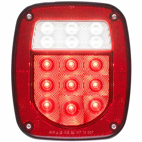 Red LED Combination Stop, Turn, Tail & Back-Up Light Driver Or Passenger Side Red LED Combination Stop, Turn, Tail & Back-Up Light Driver Or Passenger Side