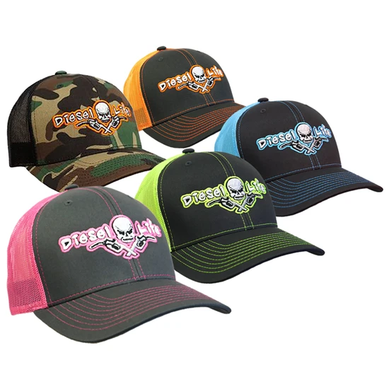 Diesel Life Neon Mesh & Charcoal Hat - Snap Back
