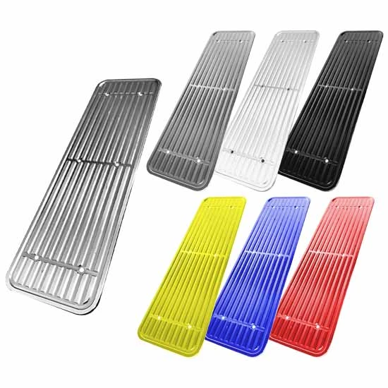 S2 Style Billet Aluminum Step Plate W/ Flat Ends For Side Boxes And Deck Plates