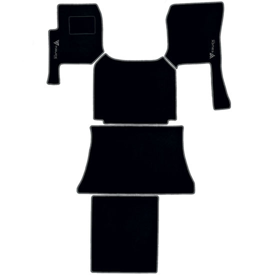 Black Carpet 5 Piece Floor Mat Set For Volvo VNL 860 Gen III 2018 +