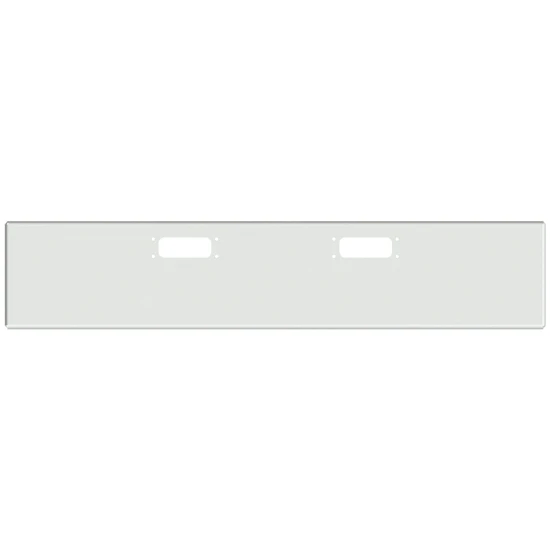 Valley Chrome 18 Inch Chrome Texas Boxed End Bumper, 7 Gauge For Peterbilt 352 & 359