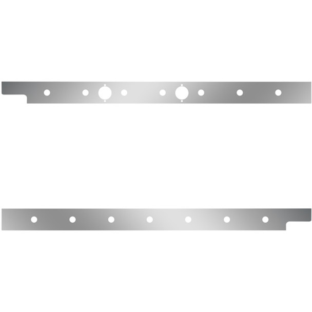 Stainless Steel Cab Panels W/ Dual Block Heater Plug, 14 3/4 Inch