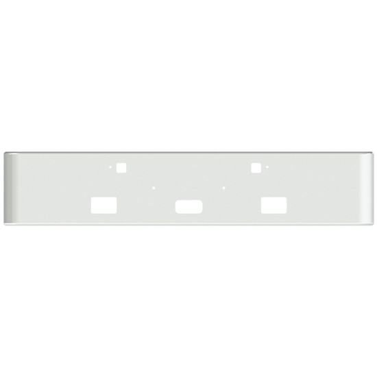 18 Inch Chrome Texas Rolled End Bumper For Peterbilt 365 SFA, 388 & 389