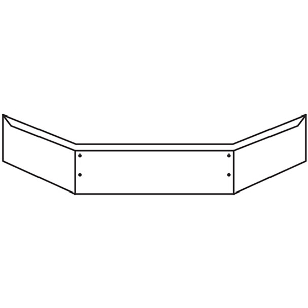 16 Inch Chrome Bumper, 10 Gauge W/ Single Break Back Ends For Western Star 4700 SB 2013 + 16 Inch Chrome Bumper, 10 Gauge W/ Single Break Back Ends For Western Star 4700 SB 2013 +