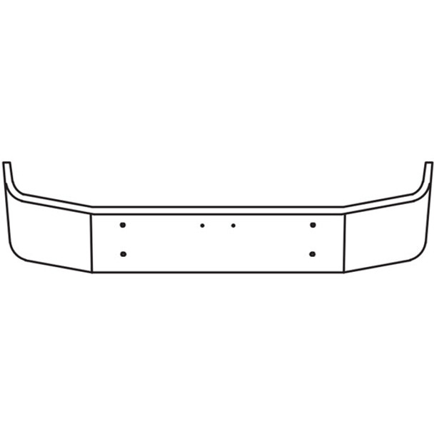 Valley Chrome 13 Inch Chrome Wrap Around Bumper For Sterling LT7501 SFA Valley Chrome 13 Inch Chrome Wrap Around Bumper For Sterling LT7501 SFA