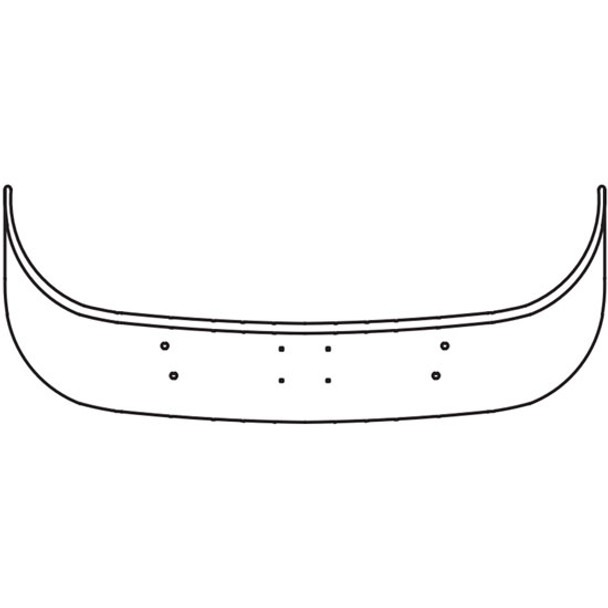 Valley Chrome 13 Inch Chrome Wrap Around Bumper For Sterling LT9500 & LT9513 SBA Valley Chrome 13 Inch Chrome Wrap Around Bumper For Sterling LT9500 & LT9513 SBA