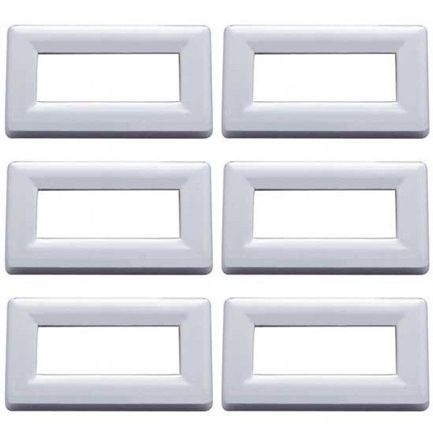 Chrome Switch Trim For Kenworth - Pack Of 6