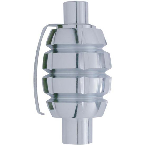 Chrome Grenade Air Valve Tractor Or Trailer Knob Chrome Grenade Air Valve Tractor Or Trailer Knob