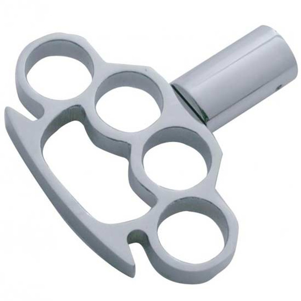 Chrome Brass Knuckle Tractor & Trailer Air Brake Knobs Chrome Brass Knuckle Tractor & Trailer Air Brake Knobs