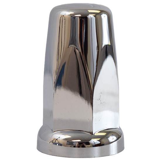 33MM X 3.25 Inch Chrome Plastic Push-On Extra Tall Lug Nut Cover