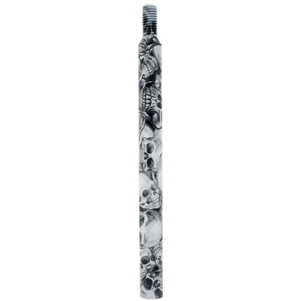 6, 9, 12 Or 18 Inch Shift Stick Extension With Wrapped Skull Pattern 6, 9, 12 Or 18 Inch Shift Stick Extension With Wrapped Skull Pattern