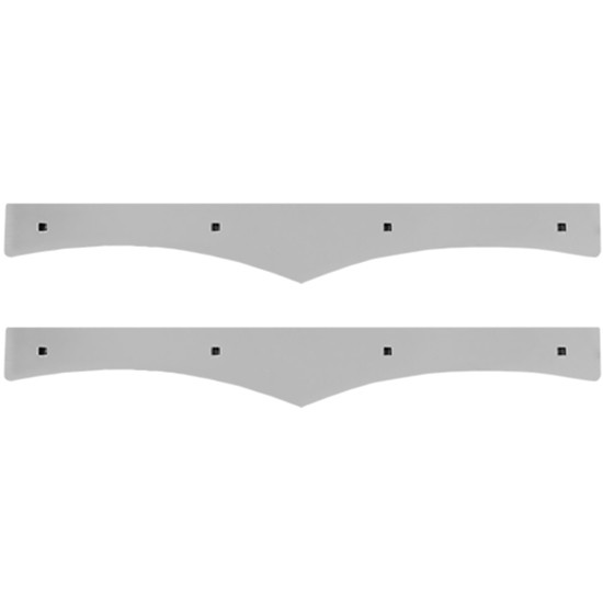24 Inch 304 Stainless Steel Tribal Mud Flap Top Weight - Pair