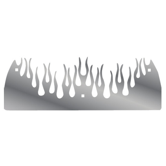 Stainless Steel Flame Cutout Mud Flap Weights