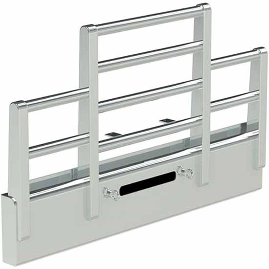 Herd Texas 4 Post Aluminum Grille Guard For Kenworth W900B Large Radiator 2010-2015