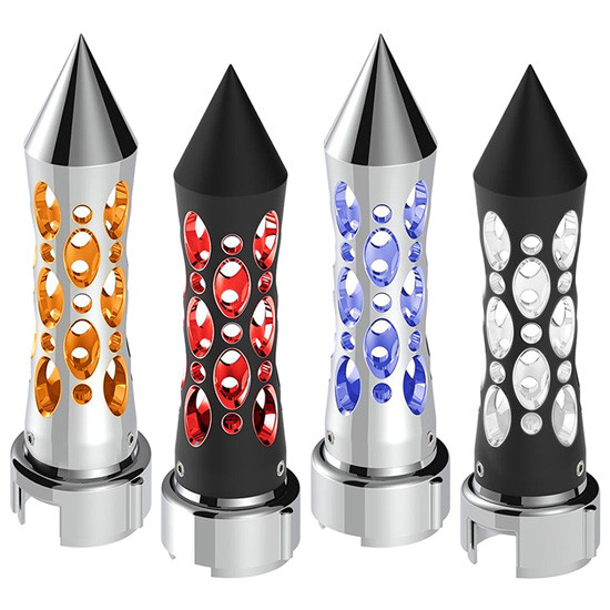 Daytona Spike Shift Knob Top W/LED Lights For 9/10/13/15/18 Speed Eaton-Fuller