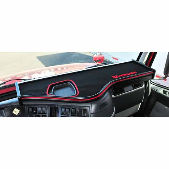 Long Dashboard Shelf With Drawer For Volvo VNL Gen II, VHD, VNM, VT64