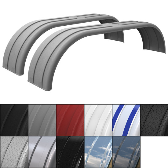 The Brute 104 Inch Tandem Axle Fenders - Pair