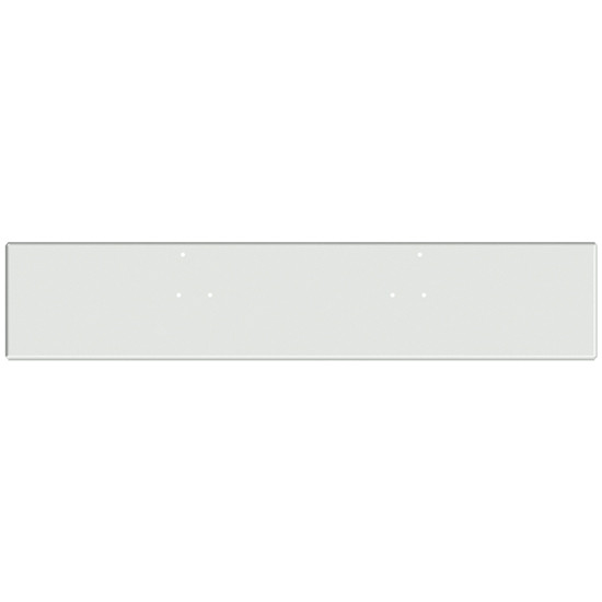 22 Inch Chrome Boxed American Eagle Bumper, 10 Gauge For Peterbilt SFA 357, 378, 379