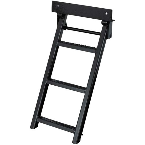 Retractable 3 Rung Truck Step - 17.375 Inch Wide X 35 Inch Height