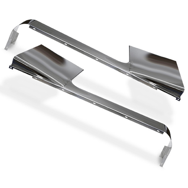5 Inch Stainless Steel Cab & Cowl Panels For Peterbilt 359