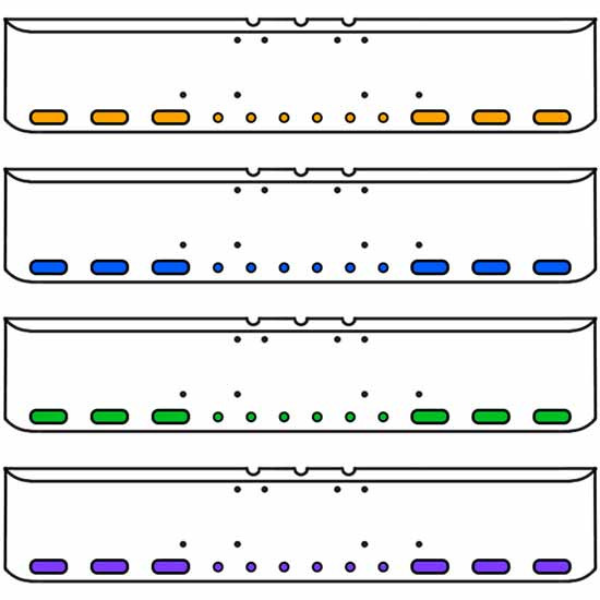 20 Inch Chrome Texas Rolled End Bumper, 7 Gauge W/ Light Options For Freightliner Classic, FLC & COE 1984-1999