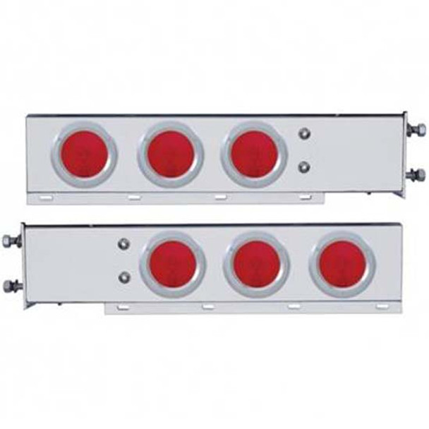 Chrome-Plated Steel Spring Loaded Light Bar With Bolt Pattern, Light & Bezel Options Chrome-Plated Steel Spring Loaded Light Bar With Bolt Pattern, Light & Bezel Options