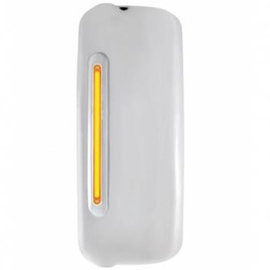 Chrome Plastic Mirror Cover W/ 12 Inch 24 LED
