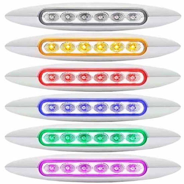 6 Inch Dual Revolution Marker To Auxiliary Slim LED Light 6 Inch Dual Revolution Marker To Auxiliary Slim LED Light