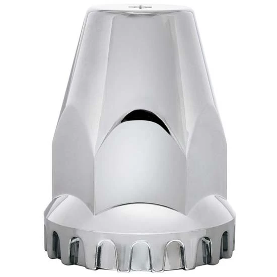 33MM Chrome Plastic Push On Nut Cover For Hub Piloted Wheels