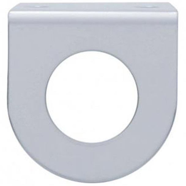 Stainless Steel Mini Light Bracket W/ Rnd Cutout Stainless Steel Mini Light Bracket W/ Rnd Cutout