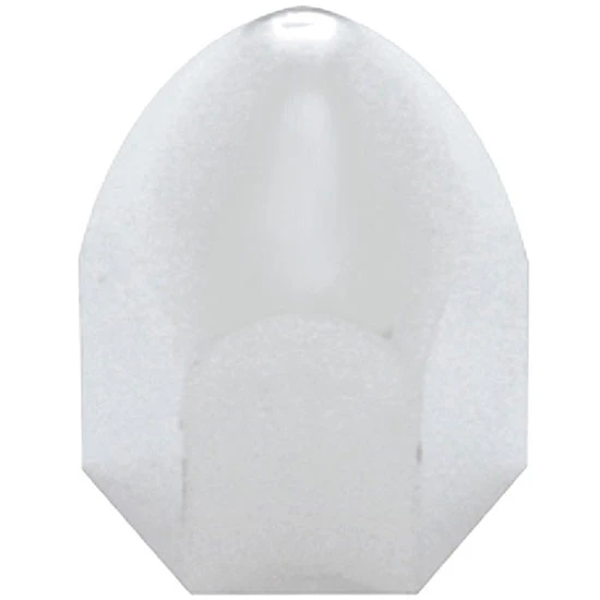 Chrome Plastic Bullet Nut Cover - Push On