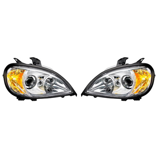 Halogen Projection Headlight Assembly For Freightliner Columbia