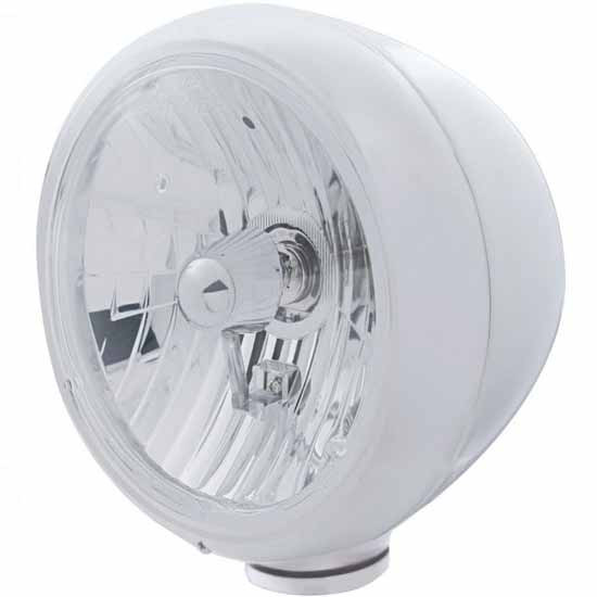 Guide Headlight W/ Crystal Lens For Peterbilt, Freightliner, International & Mack