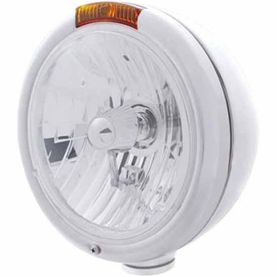 Classic PB Style Headlight W/ Incandescent Turn Signal Light
