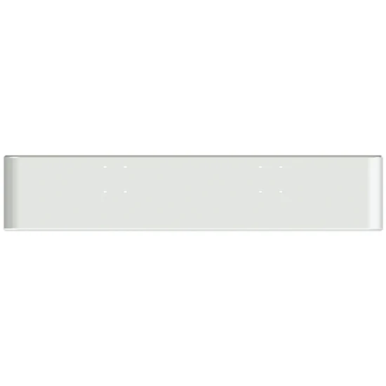 Valley Chrome 20 Inch Texas Square Bumper W/ Cutouts For International 9900I SFA 2000 And Newer