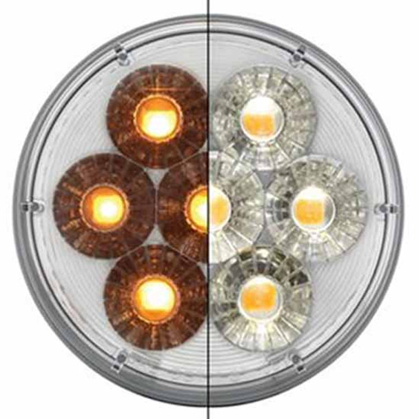 4 Inch 14 Diode Double Fury Dual Color Round Combination Tail Light 4 Inch 14 Diode Double Fury Dual Color Round Combination Tail Light