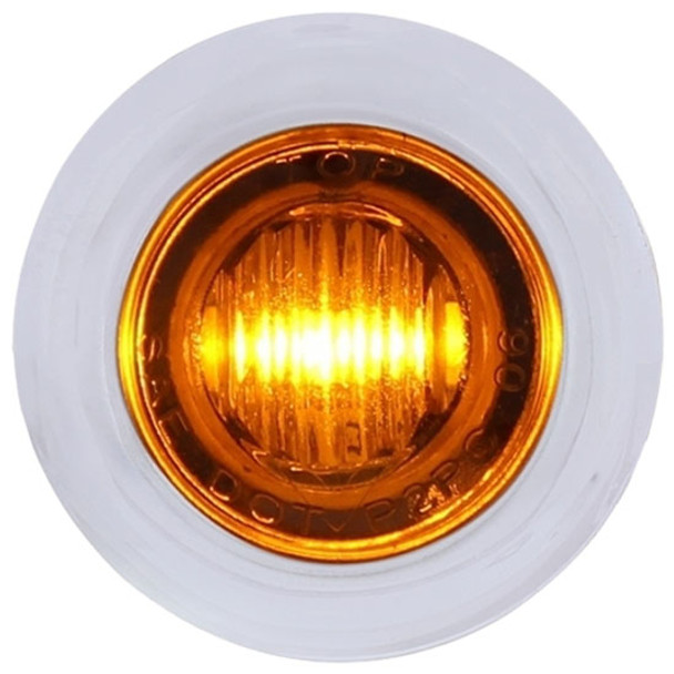 Dual Function Mini Clearance Marker Light W/ Bezel Dual Function Mini Clearance Marker Light W/ Bezel