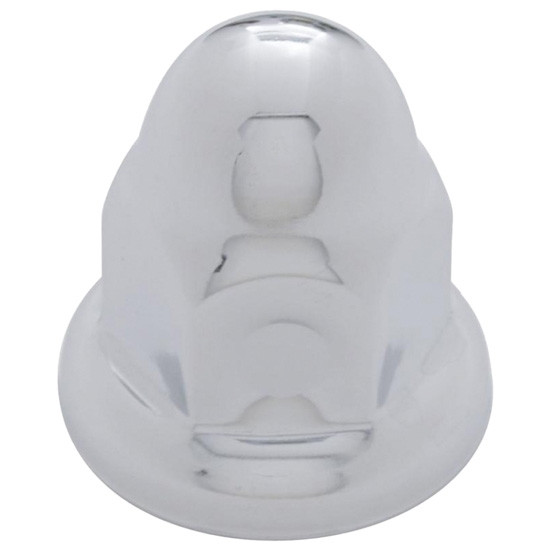 33 MM X 2 Inch Chrome-Plated Steel Nipple Lug Nut Cover W/ Flange