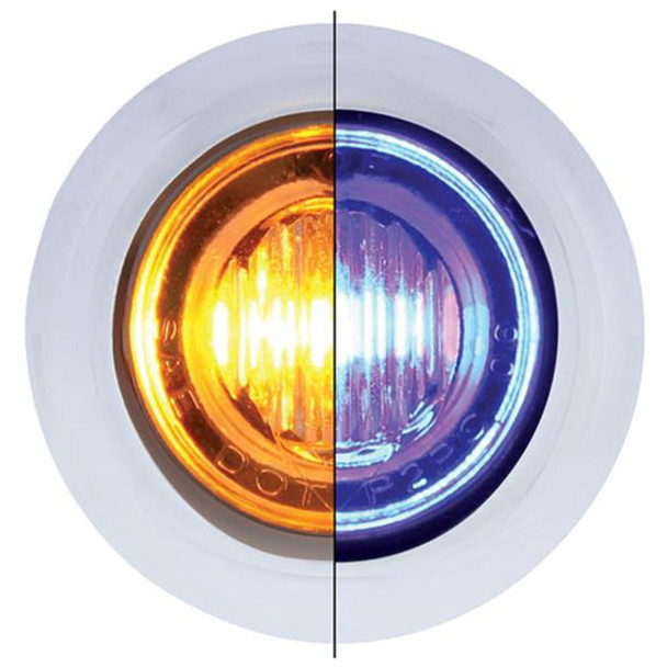 Mini Double Fury LED Clearance Marker Light W/ Bezel