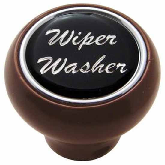 Wood Deluxe Small Washer Dash Knob