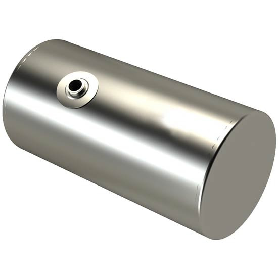 BESTfit Aluminum Fuel Tank 80 Gallon- 25 X 38.5 Inch- Front Fill  For Freightliner Cascadia, Century, Coronado, Columbia