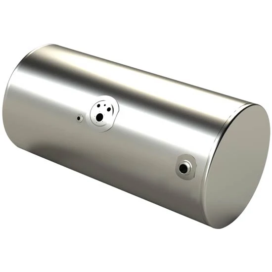 BESTfit Aluminum 135 Gallon- 24.5 X 66 Inch- Rear Fill Fuel Tank W/ Front Manifold & Pickup Tube For Kenworth