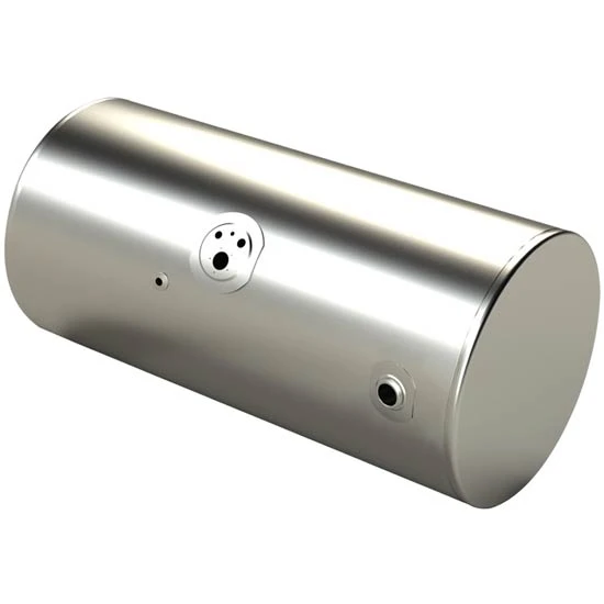 BESTfit Aluminum Fuel Tank 150 Gallon- 24.5 X 74 Inch- Rear Fill W/ Front Manifold & Pickup Tubes  For Kenworth