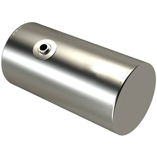 BESTfit Aluminum Fuel Tank 110 Gallon- 23 X 60 Inch- Front Fill  For Freightliner Cascadia 113, 125